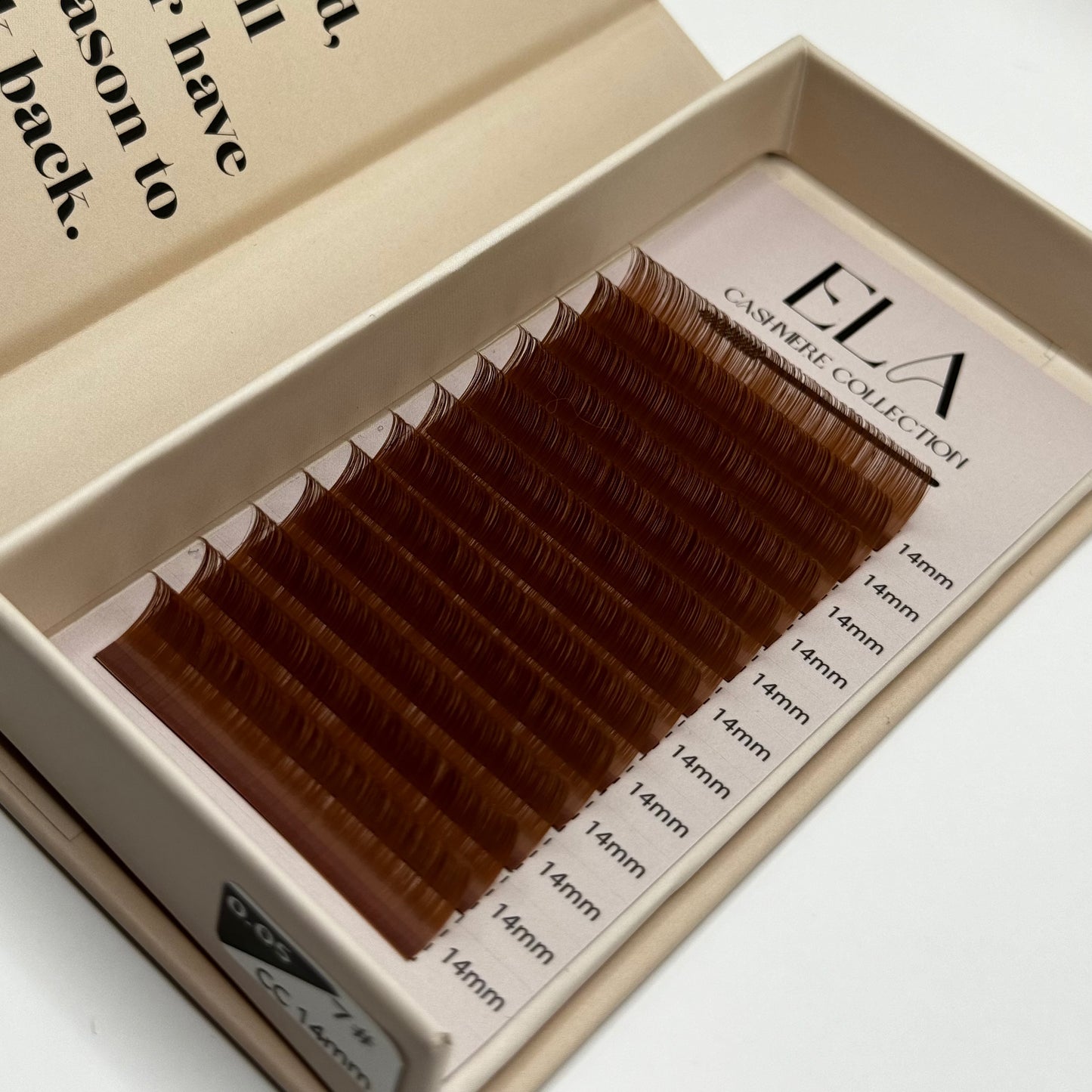 Light Brown Lash Trays - Honey